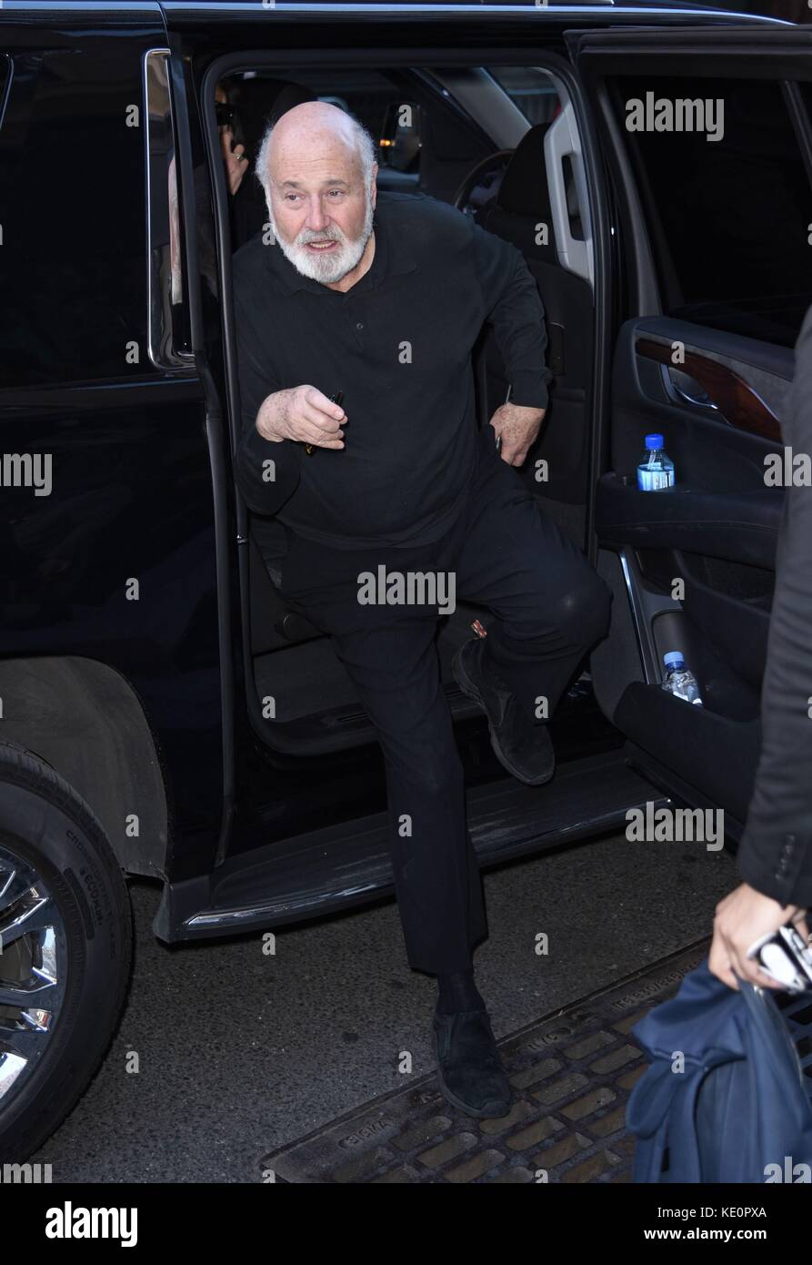 New York, NY, USA. 17th Oct, 2017. Rob Reiner, seen at AOL BUILD to promote his new film LBJ out and about for Celebrity Candids - TUE, New York, NY October 17, 2017. Credit: Derek Storm/Everett Collection/Alamy Live News Stock Photo