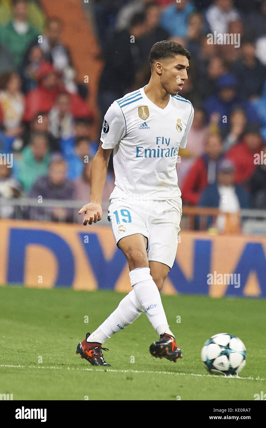 Achraf hakimi real madrid hi-res stock photography and images - Alamy