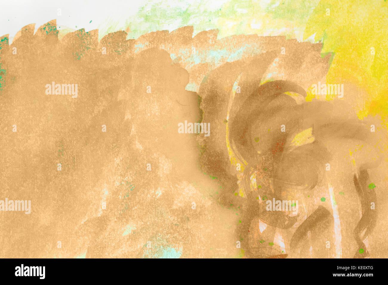 Brown and Beige Abstract Art Painting Stock Photo Alamy