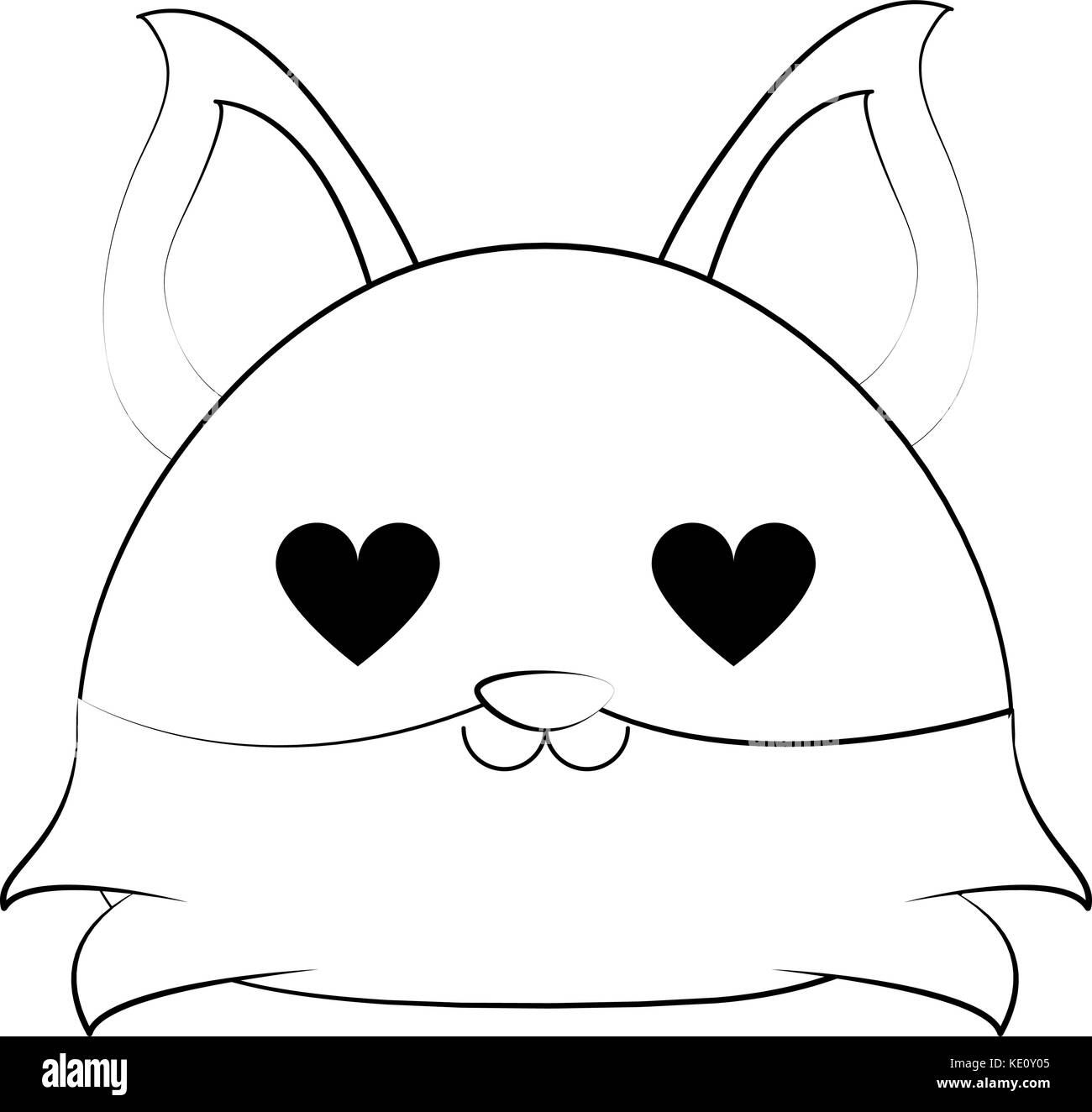cute animal cartoon icon image Stock Vector Image & Art - Alamy