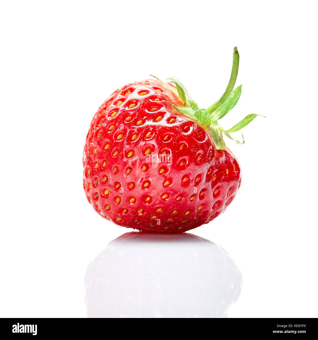 Fresh strawberry isolated on white Stock Photo - Alamy