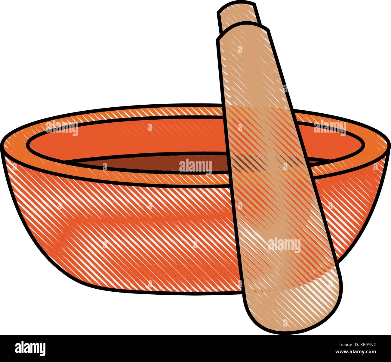 Spa massage stick with bowl Stock Vector Image & Art Alamy