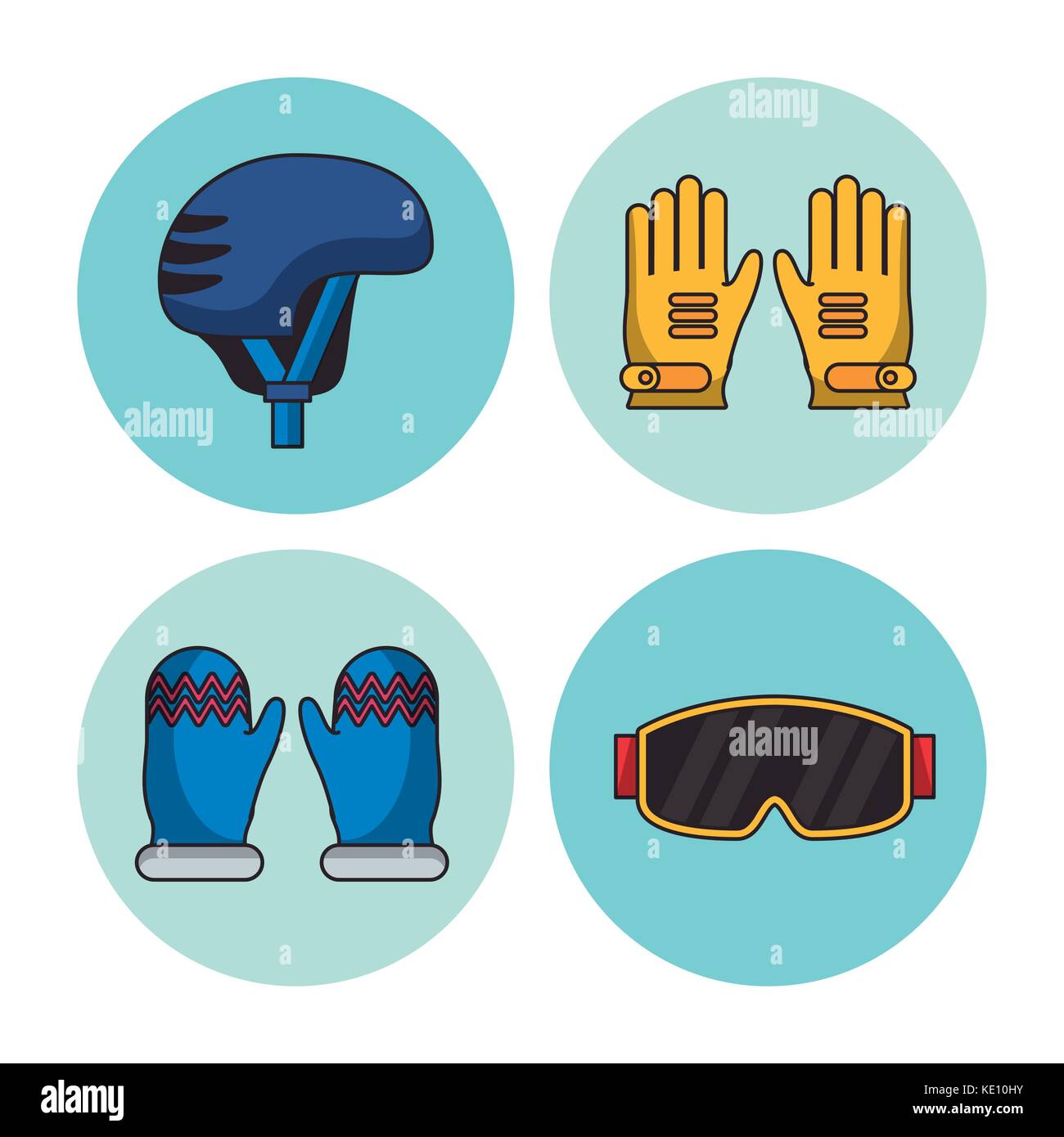 Winter sports icons Stock Vector Image & Art - Alamy