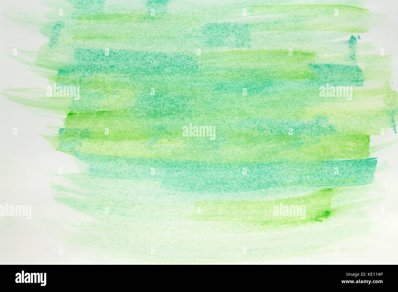 Turquoise and Yellow Abstract Art Painting Stock Photo Alamy