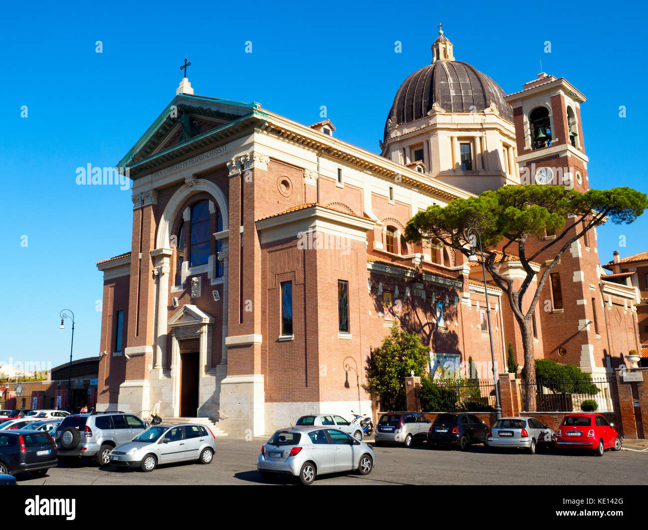 Santa Maria Regina Pacis church - Ostia Lido, Rome Stock Photo