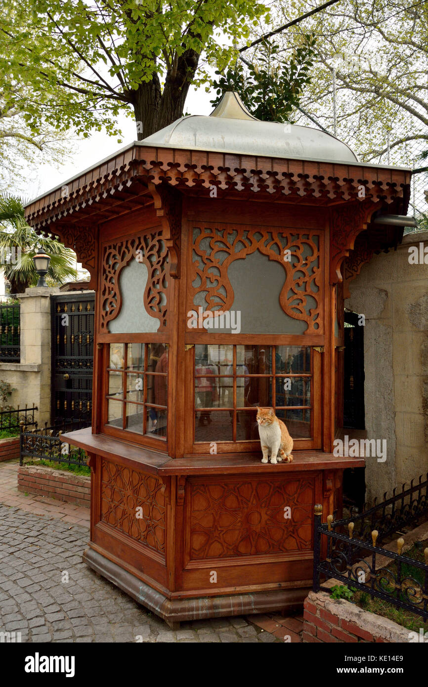 Wooden kiosk hi-res stock photography and images - Alamy