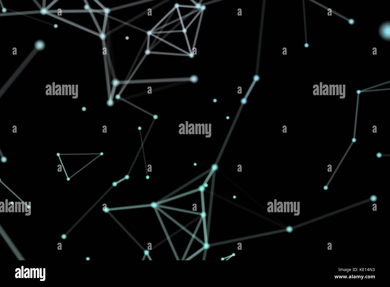 Abstract network data connection technology. Digital background Stock ...