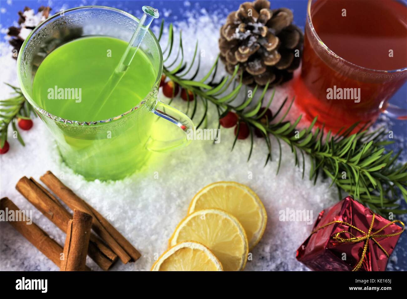 An Image of a winter drinks Christmas drink Stock Photo Alamy