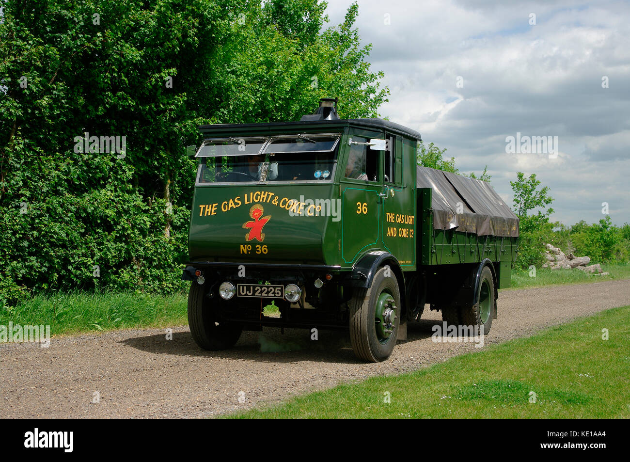 Sentinel S4 steam lorry Stock Photo