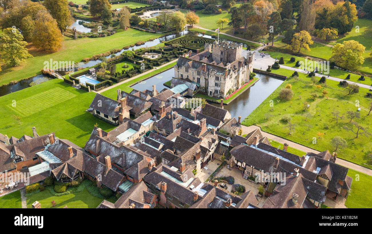 Hever Castle Bed and Breakfast, Hever Castle, Kent, UK Stock Photo