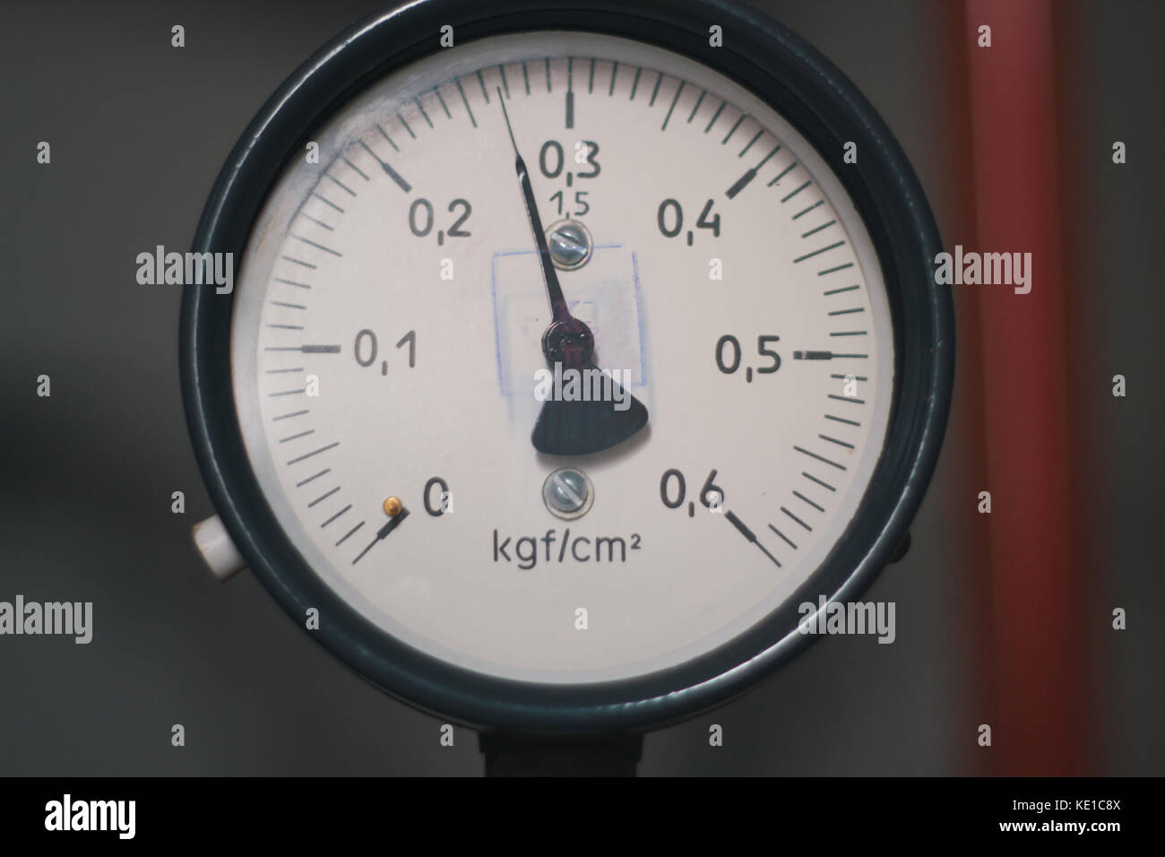 Old vintage soviet manometr of air compressor - measure air pressure ...