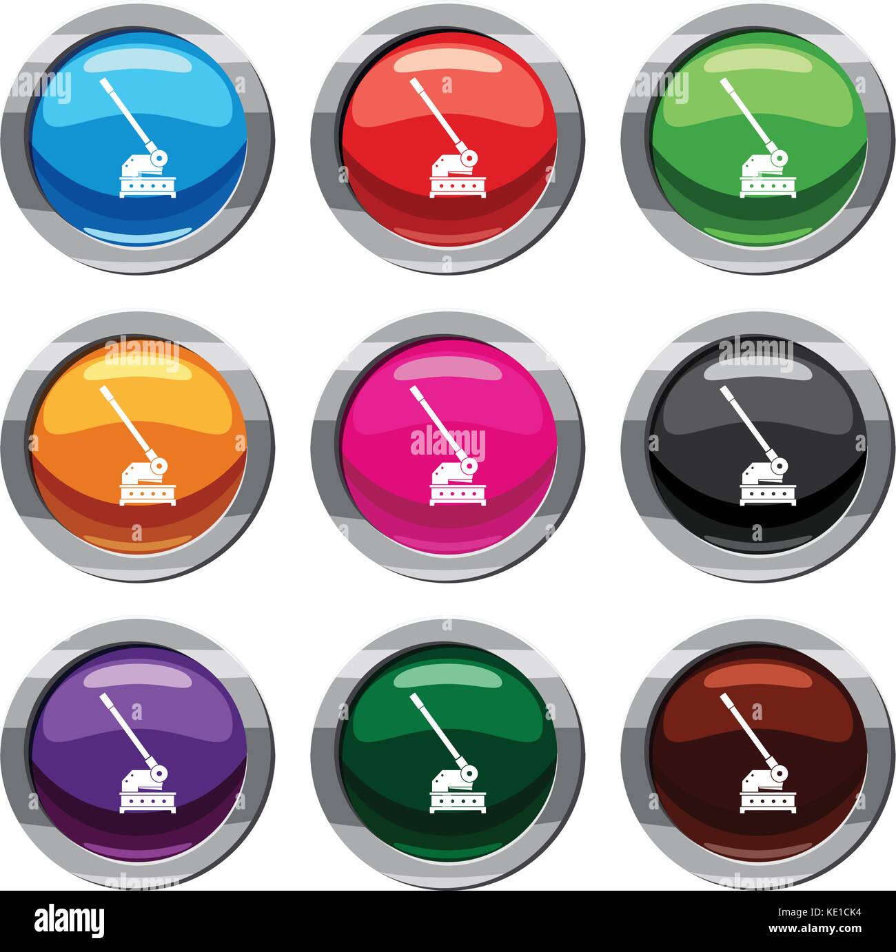 Cutting machine set 9 collection Stock Vector Image & Art - Alamy