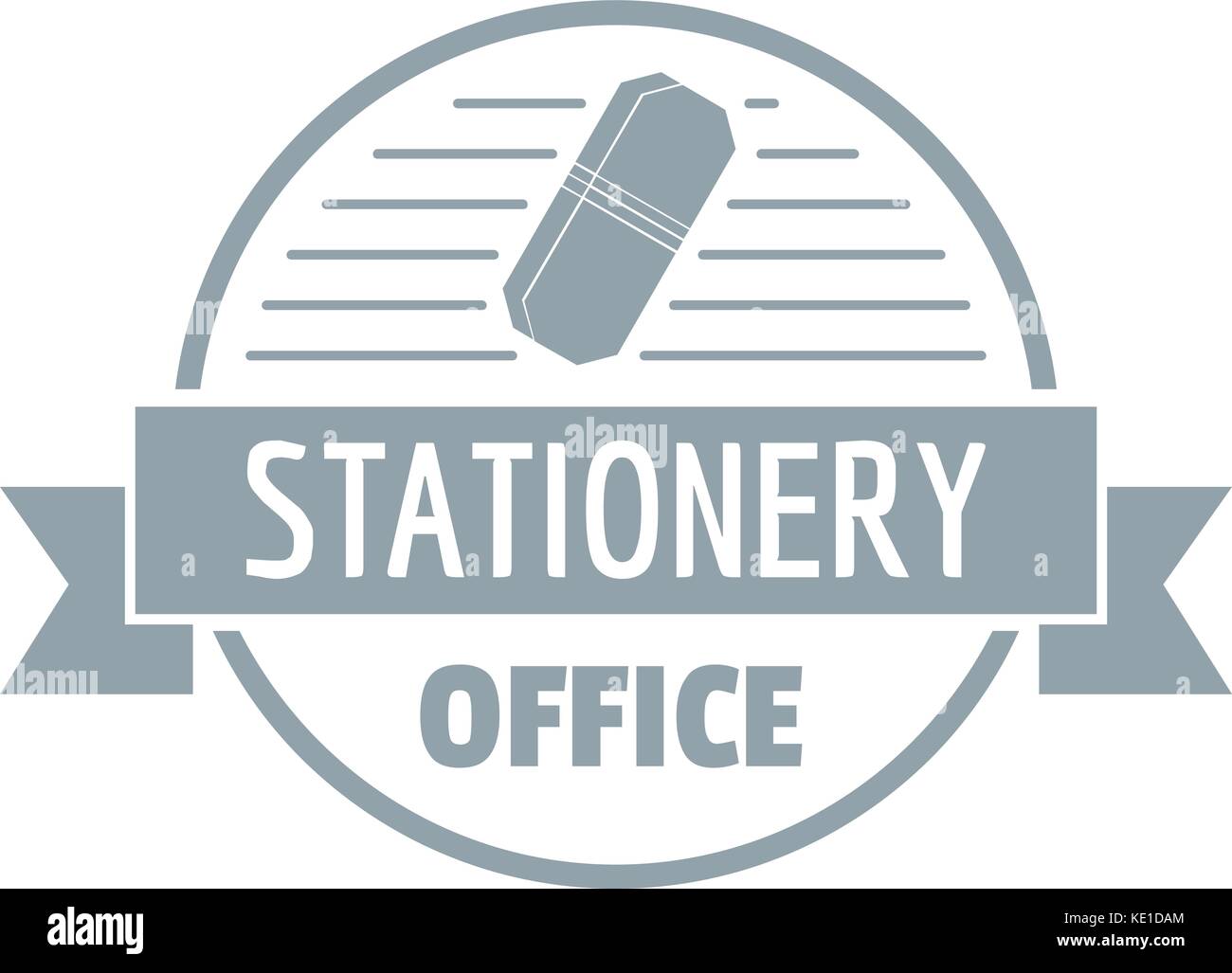 Eraser logo, simple gray style Stock Vector Image & Art Alamy