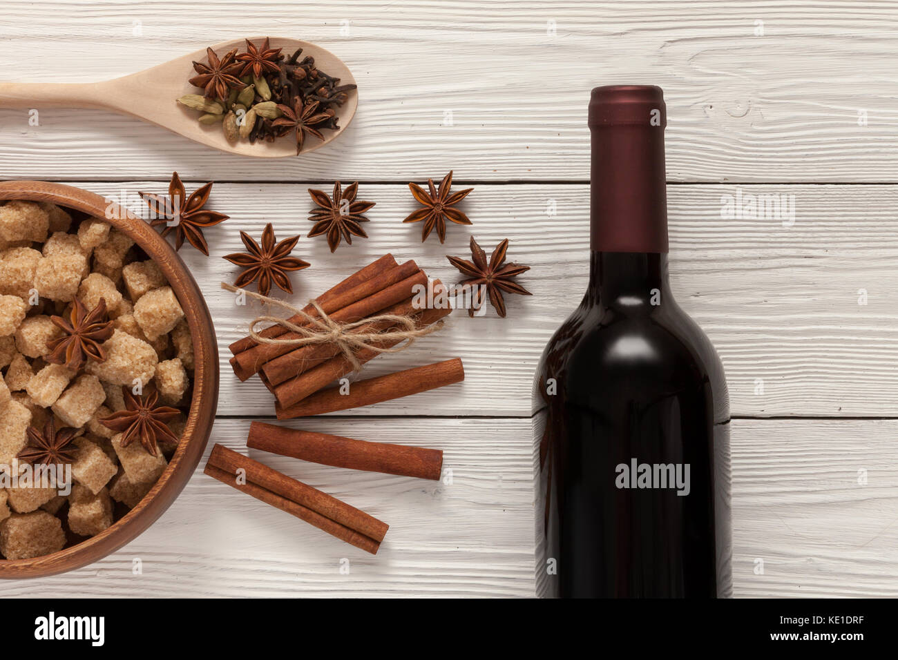 spices for mulled wine Stock Photo Alamy