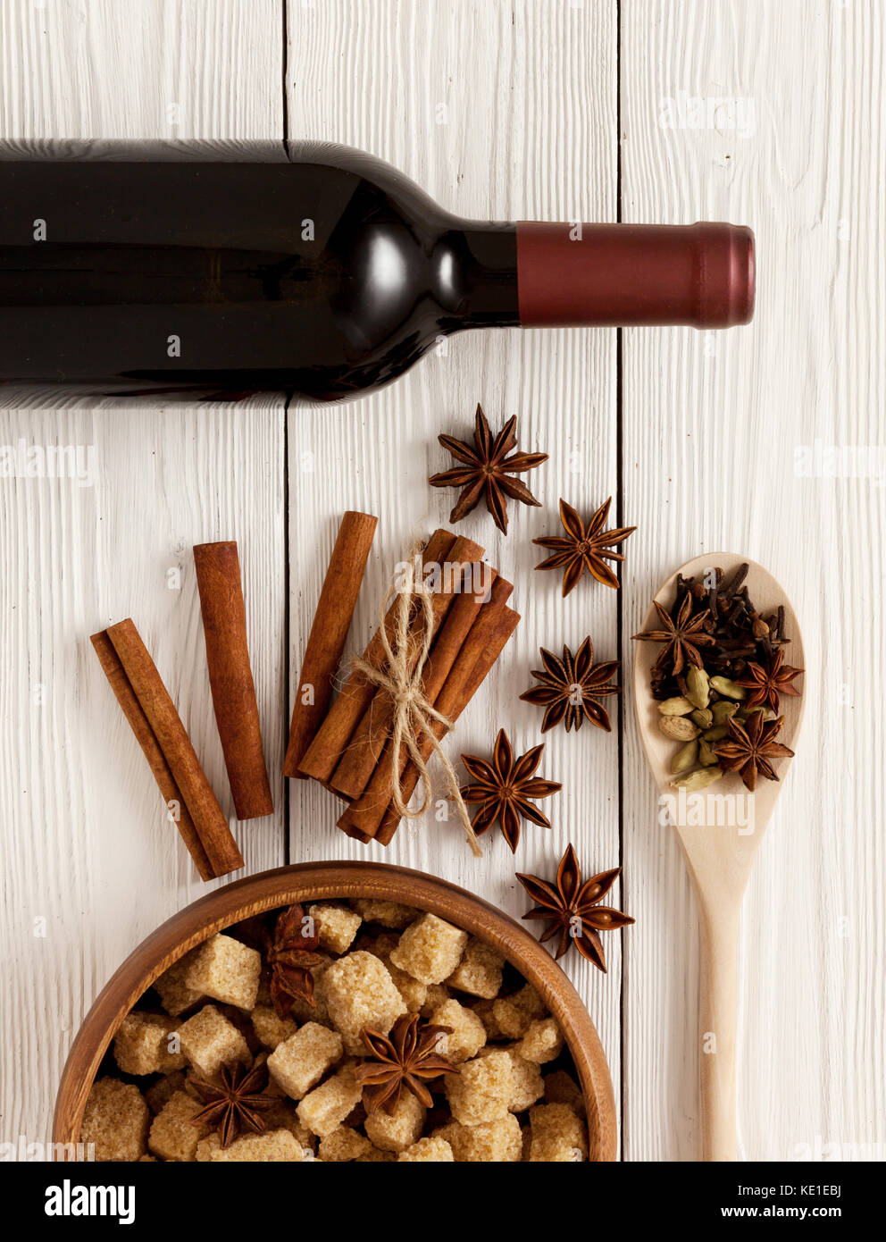 spices for mulled wine Stock Photo Alamy