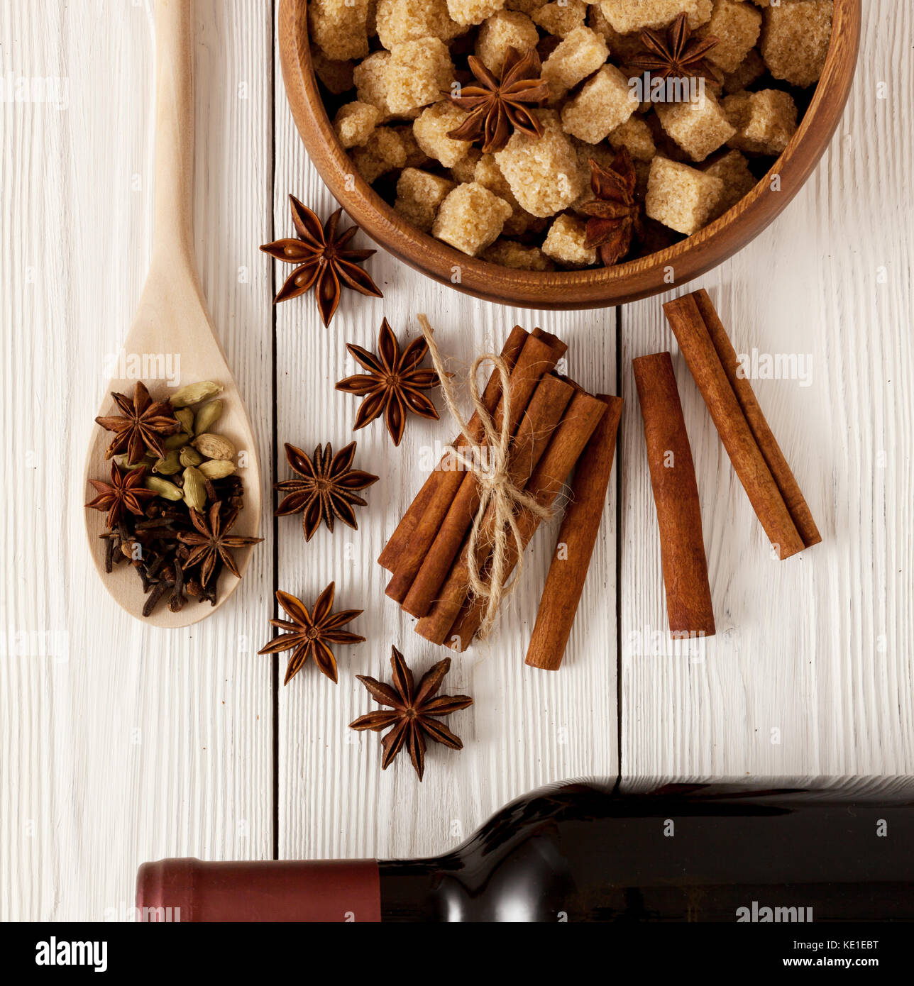 spices for mulled wine Stock Photo Alamy