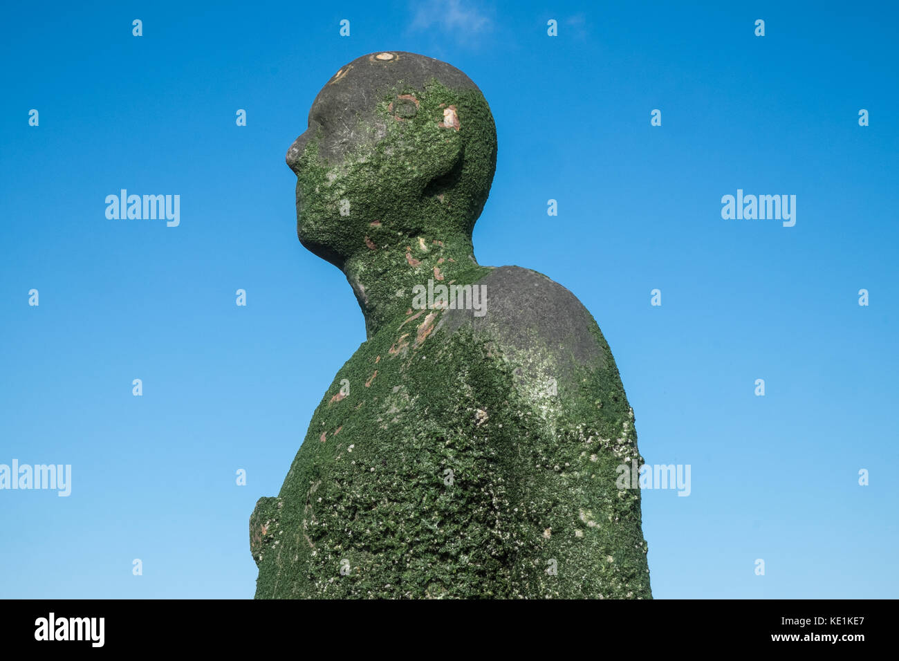 Anthony,Gormley,statues,iron,men,Another Place,art,installation,on