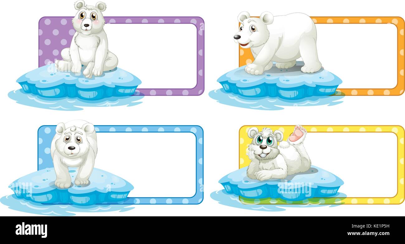 Printable Polar Bears