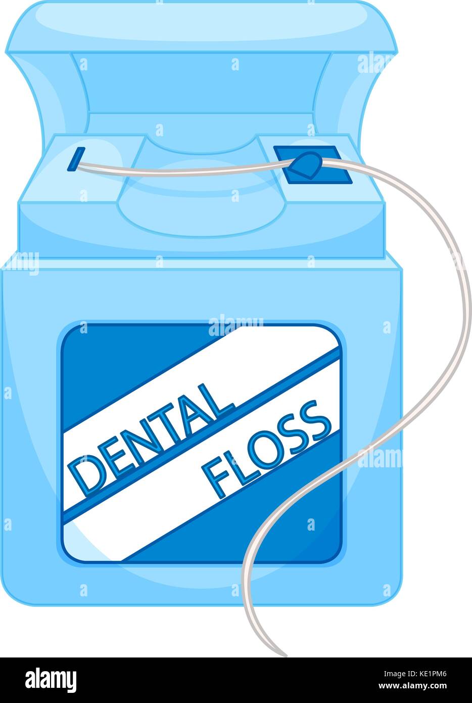 Box of dental floss illustration Stock Vector Image & Art - Alamy