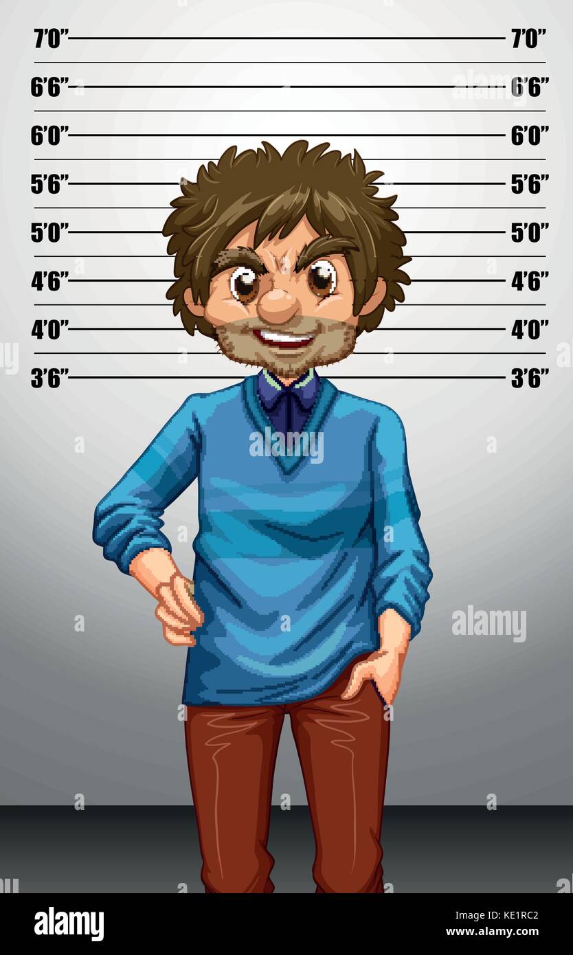 Man with measuring height illustration Stock Vector Image & Art Alamy