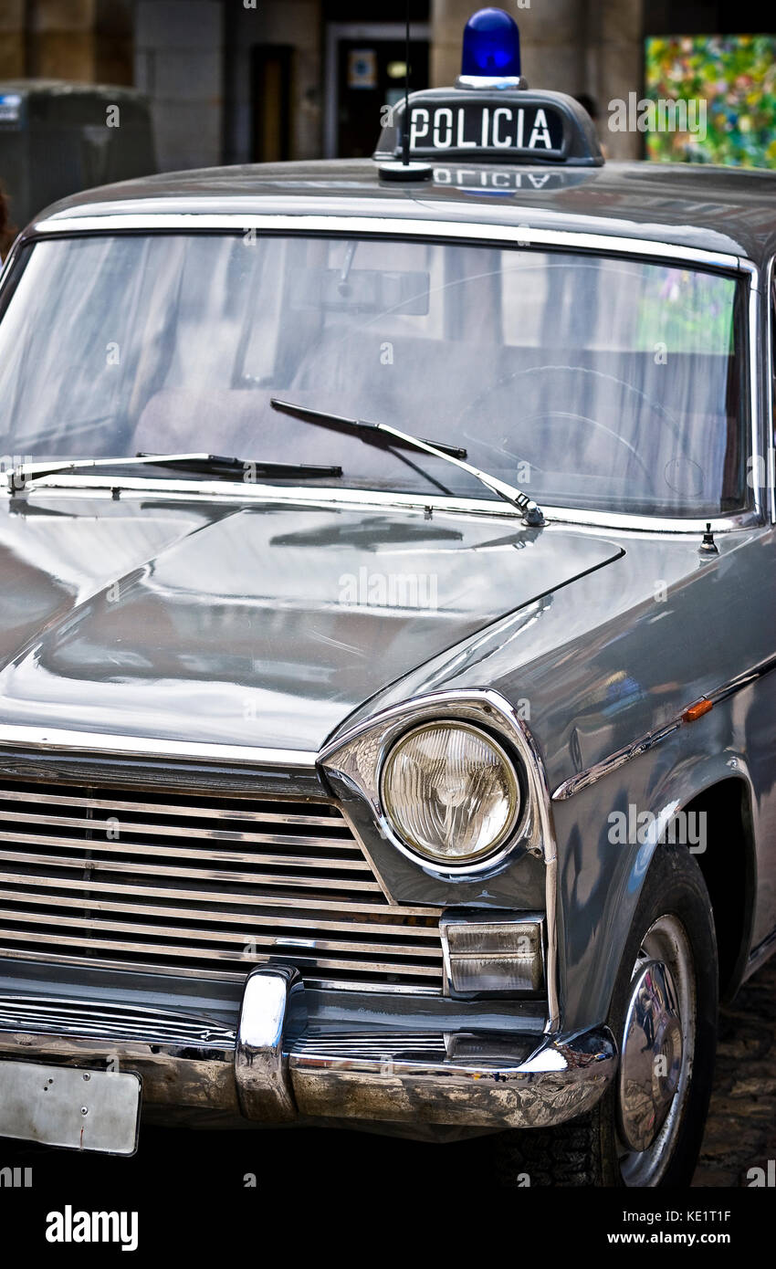 Vintage police car lights hi-res stock photography and images - Alamy