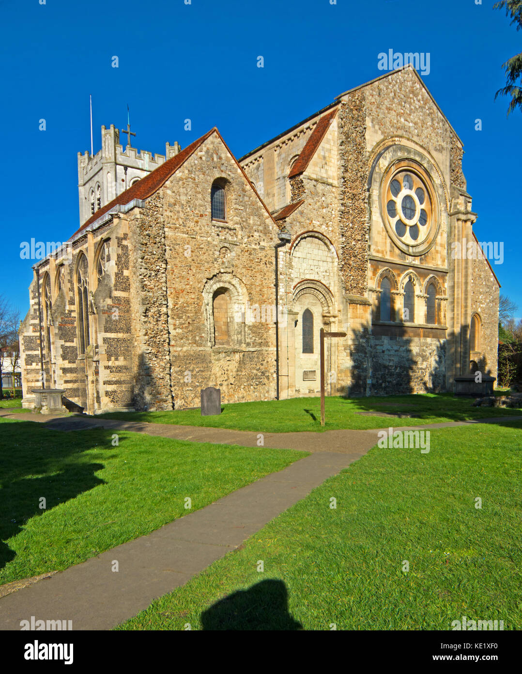 Waltham Abbey, Abbey Church of Holy Cross and St Lawrence, Essex Stock