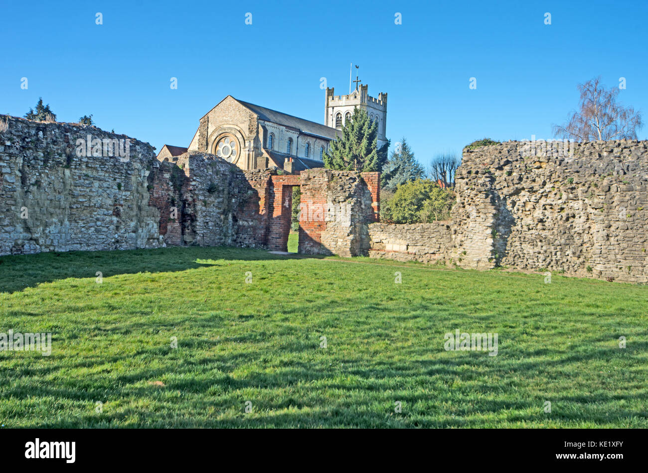 Waltham Abbey, Abbey Church of Holy Cross and St Lawrence, Essex Stock