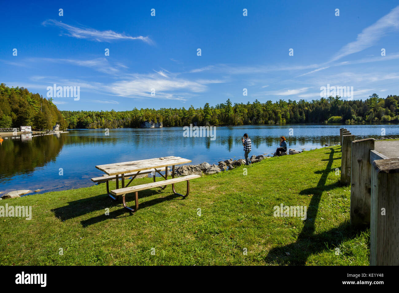 Rockwood Conservation Area in Ontario. North America Stock Photo