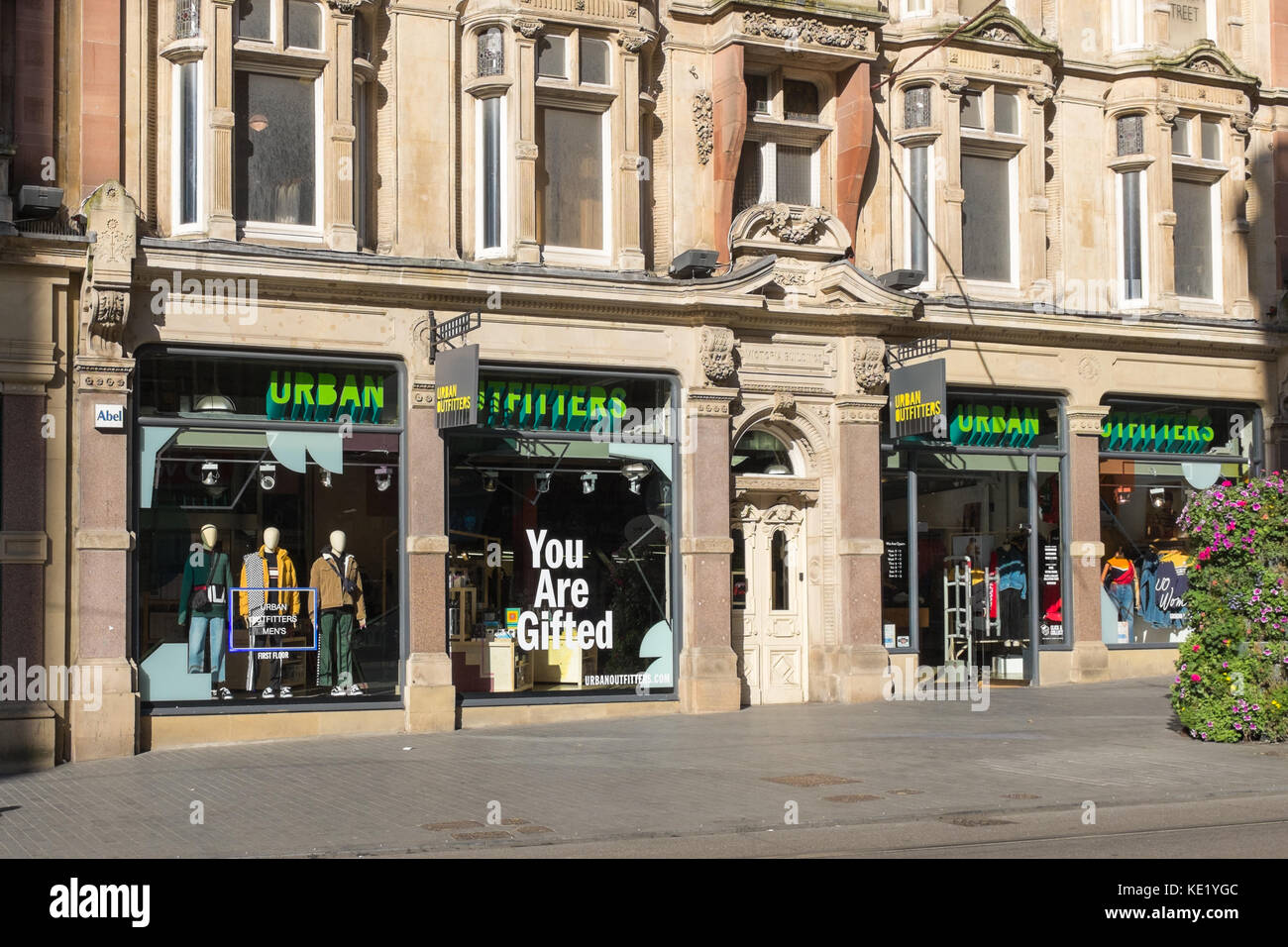Urban Outfitters shop front in Corporation Street, Birmingham, UK Stock Photo