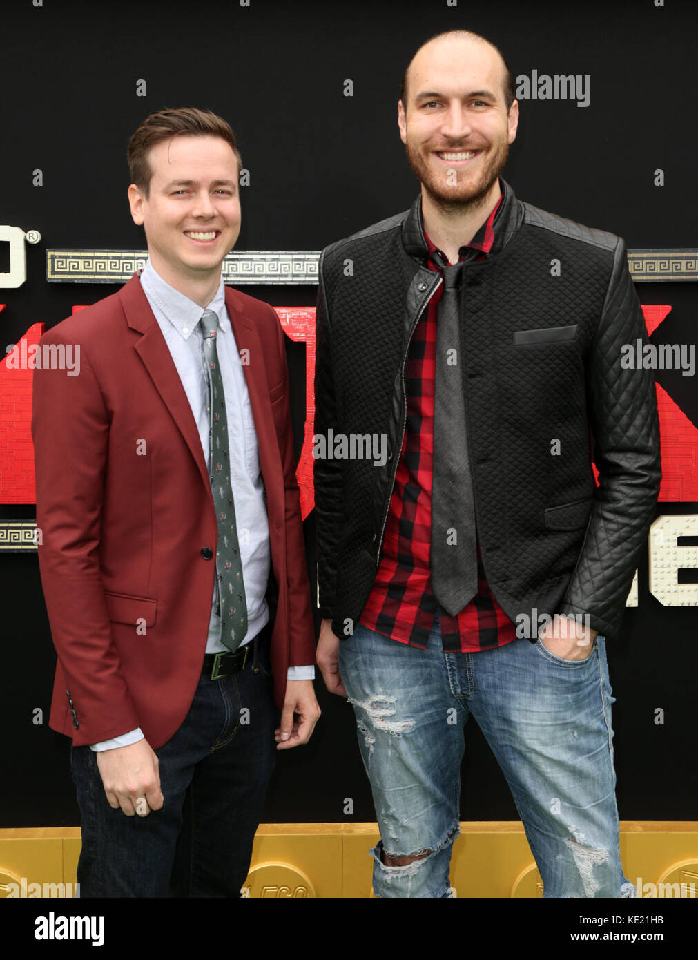 'The LEGO Ninjago Movie' - Premiere  Featuring: Michael Kramer, Jay Vincent Where: Los Angeles, California, United States When: 16 Sep 2017 Credit: Brian To/WENN.com Stock Photo
