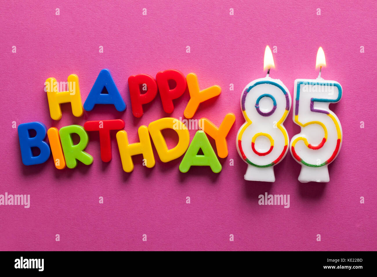 85 birthday candle hi-res stock photography and images - Alamy