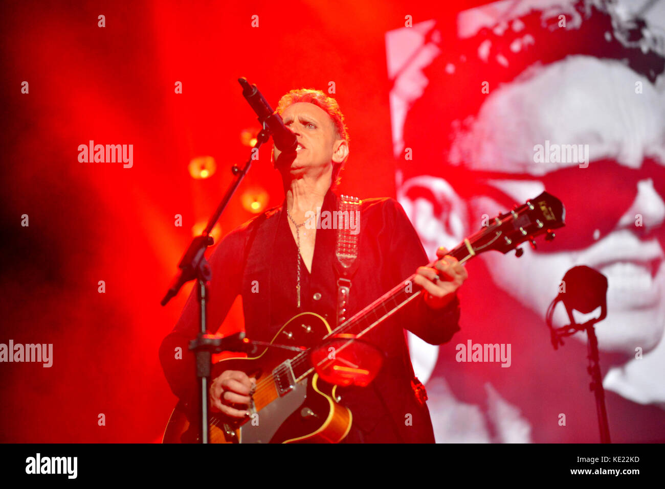 Rock Off Depeche Mode Dave Gahan Leather Jacke - Global Spirit Tour Limited