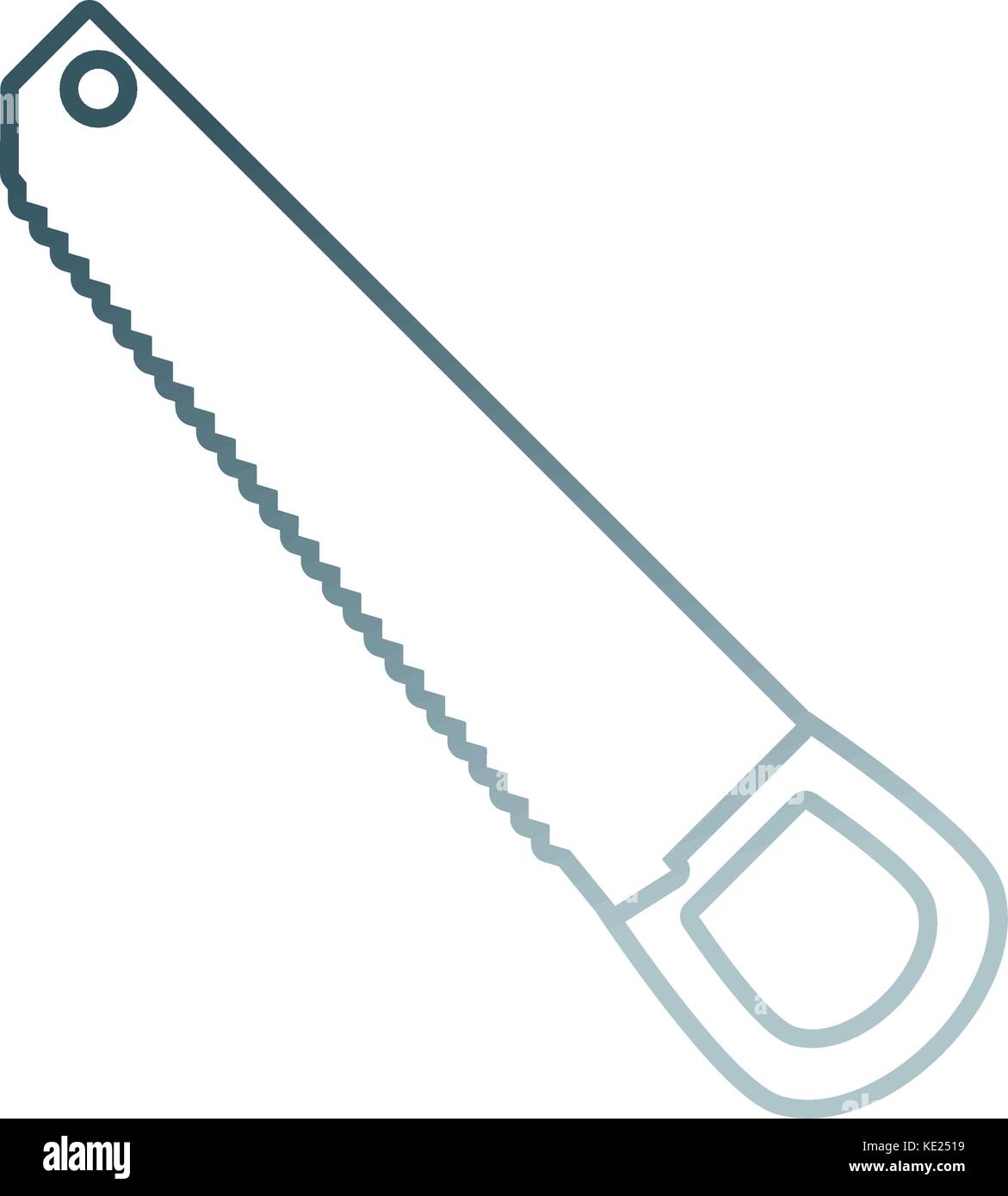 hand saw vector illustration Stock Vector Image & Art Alamy