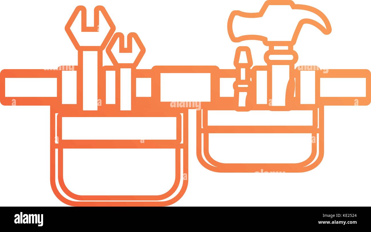 tool belt vector illustration Stock Vector Image & Art Alamy