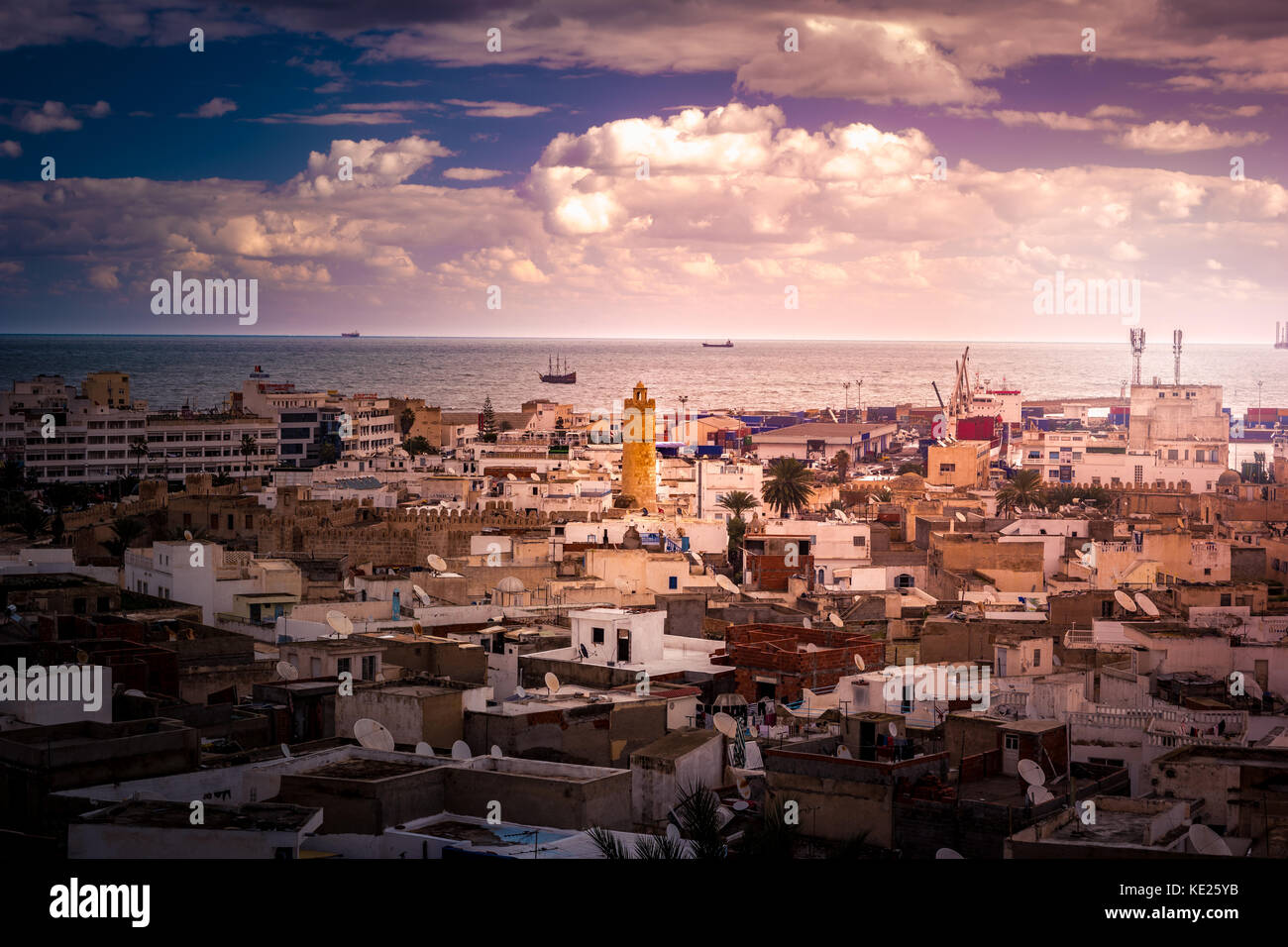 View of the Medina in Sousse Stock Photo - Alamy