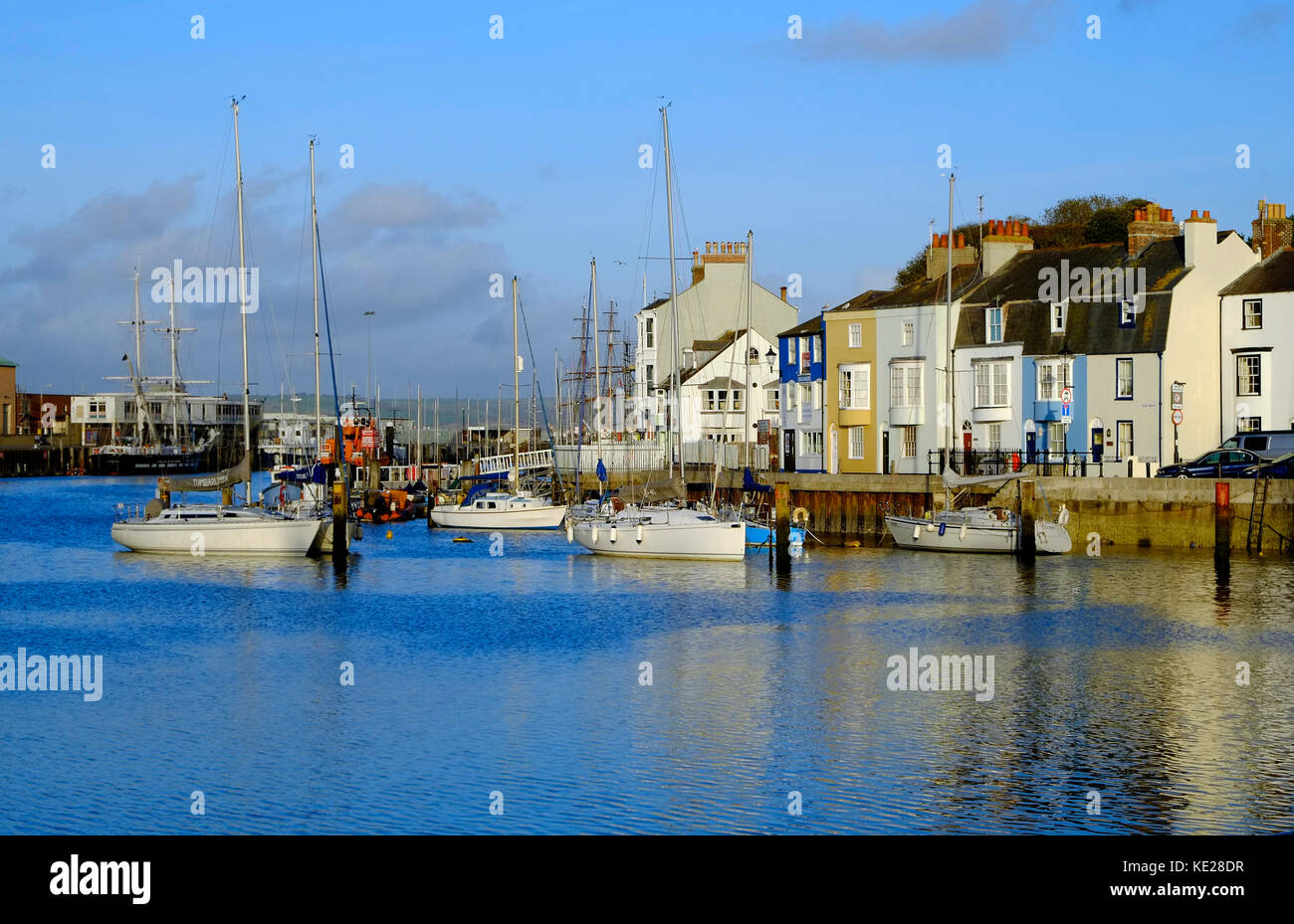 weymouth harbour, dorset, england Stock Photo