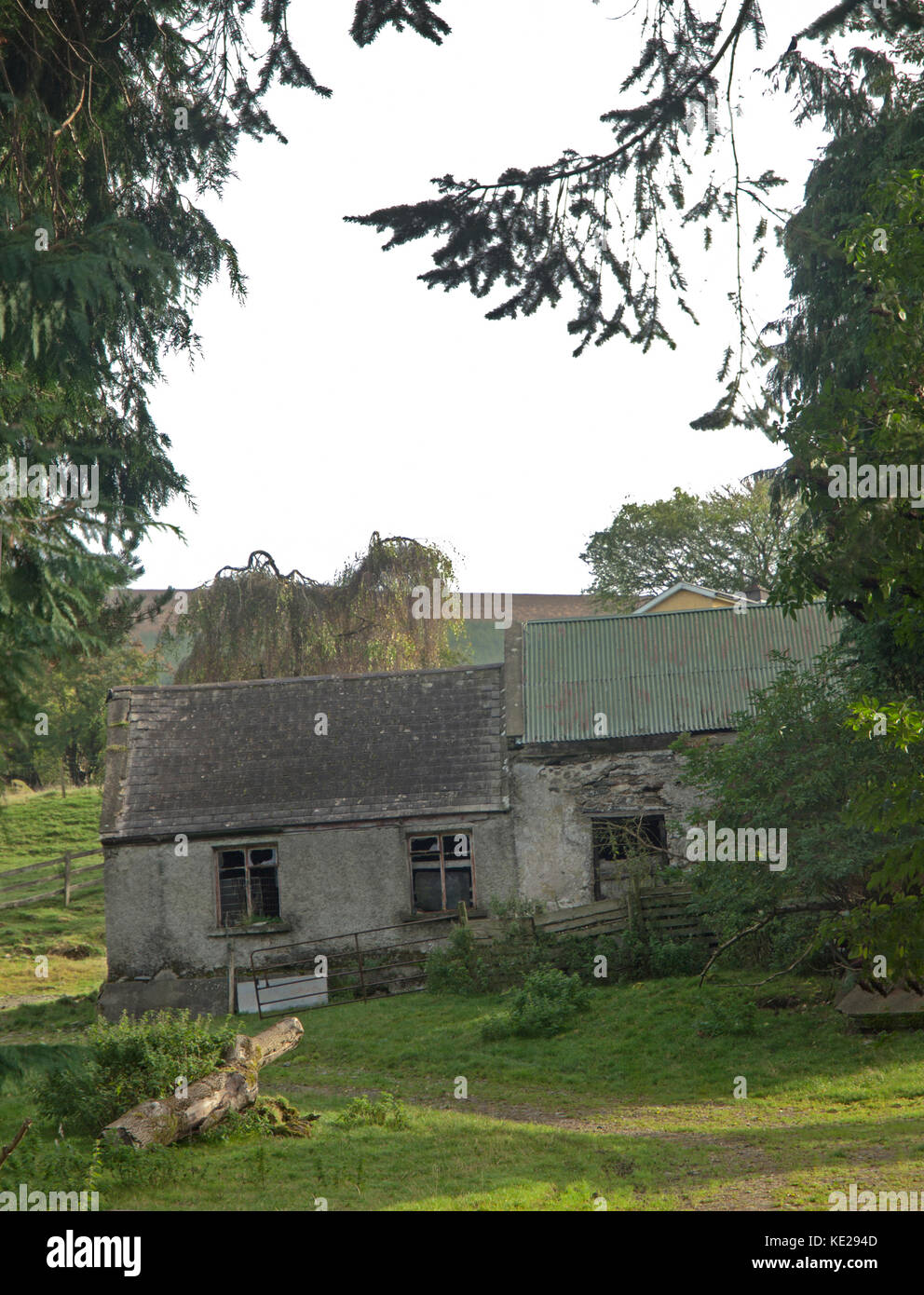 A dilapidated farm house in County Wicklow, Ireland Stock Photo Alamy
