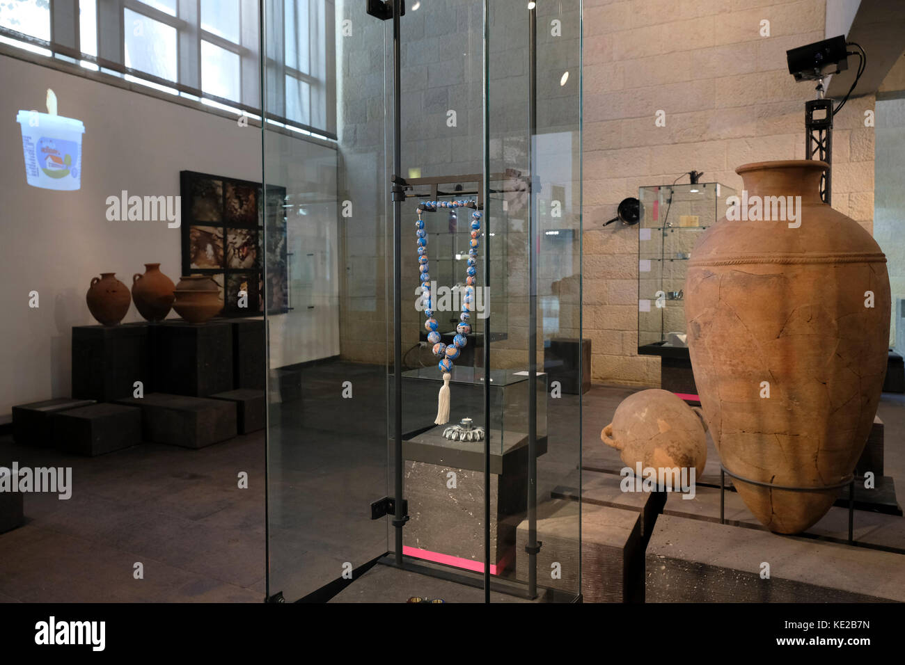 Interior of the Skirball Museum of Biblical Archaeology in the Hebrew Union CollegeJewish