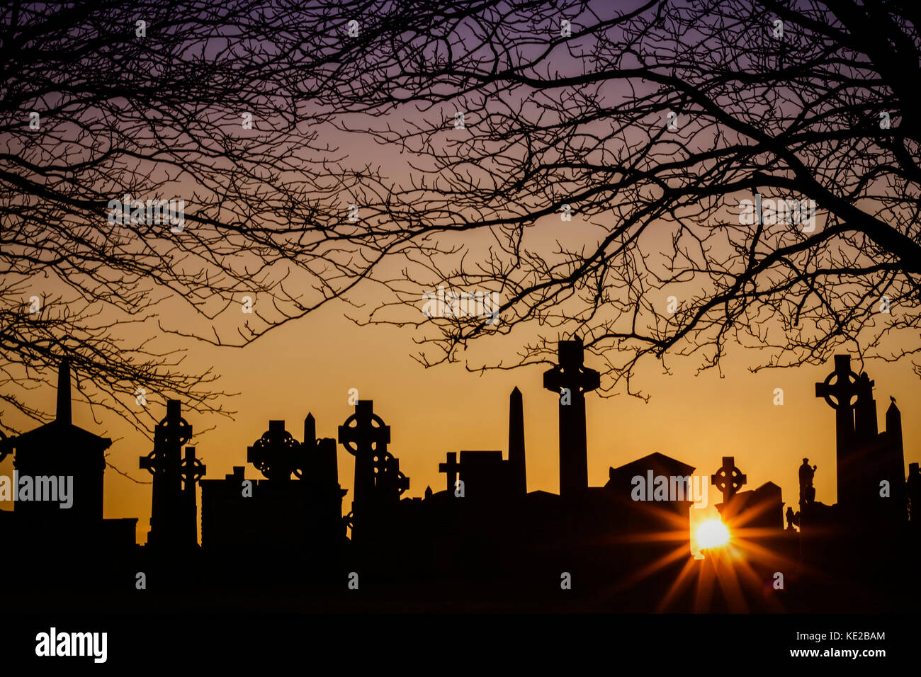 Scary graveyard hi-res stock photography and images - Alamy