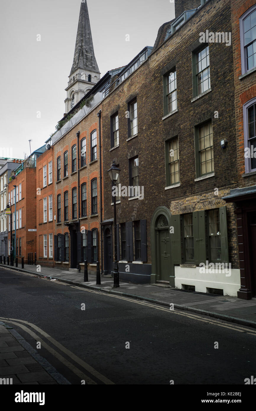 London. Spitalfields and the Brick Lane area of East London, UK. Oct