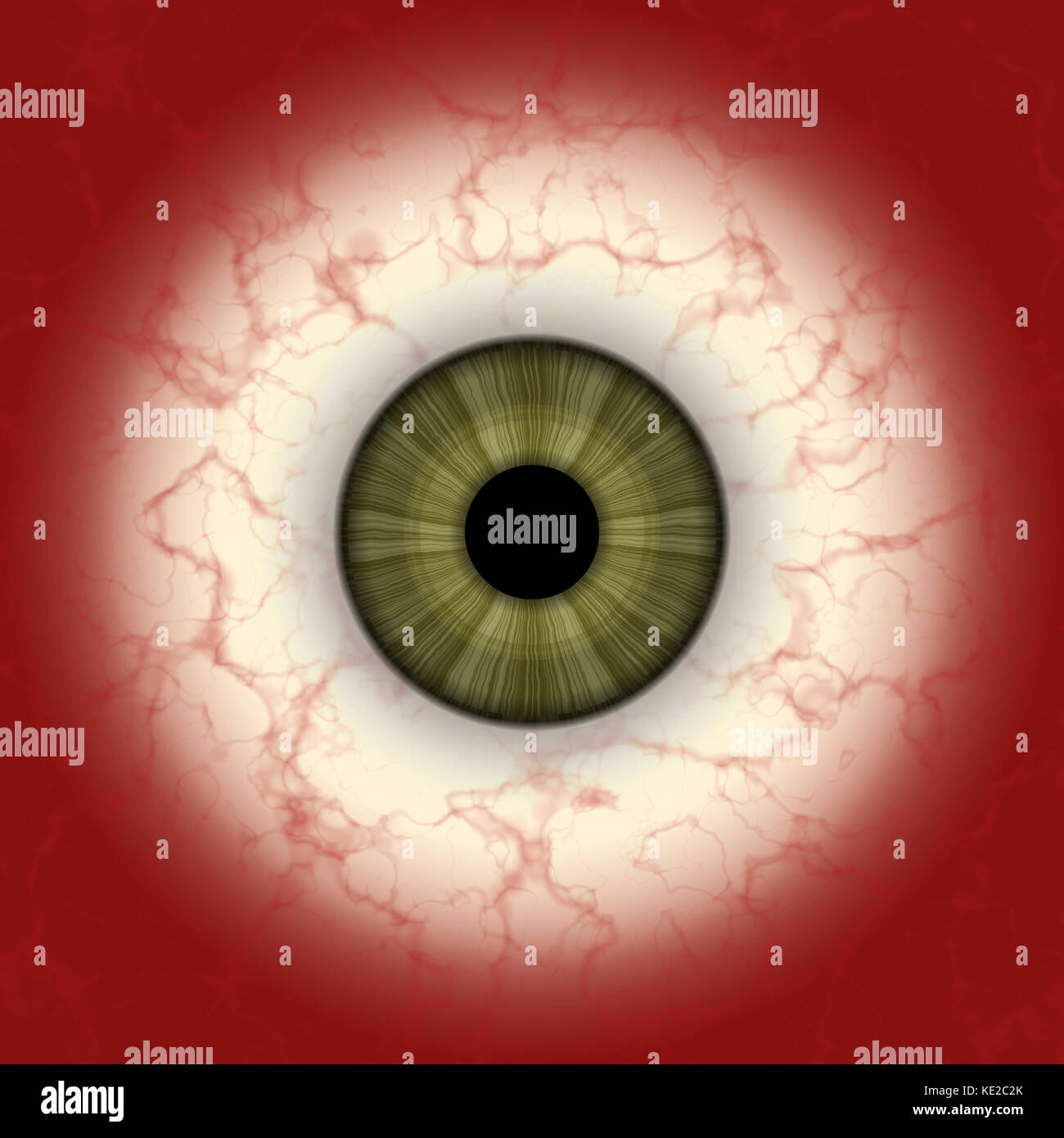 Detail closeup view of bloodshot eye Stock Photo Alamy