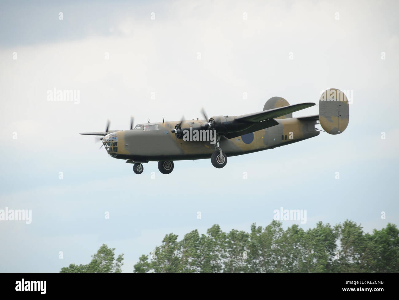 Wolrd War II era heavy American bomber Stock Photo