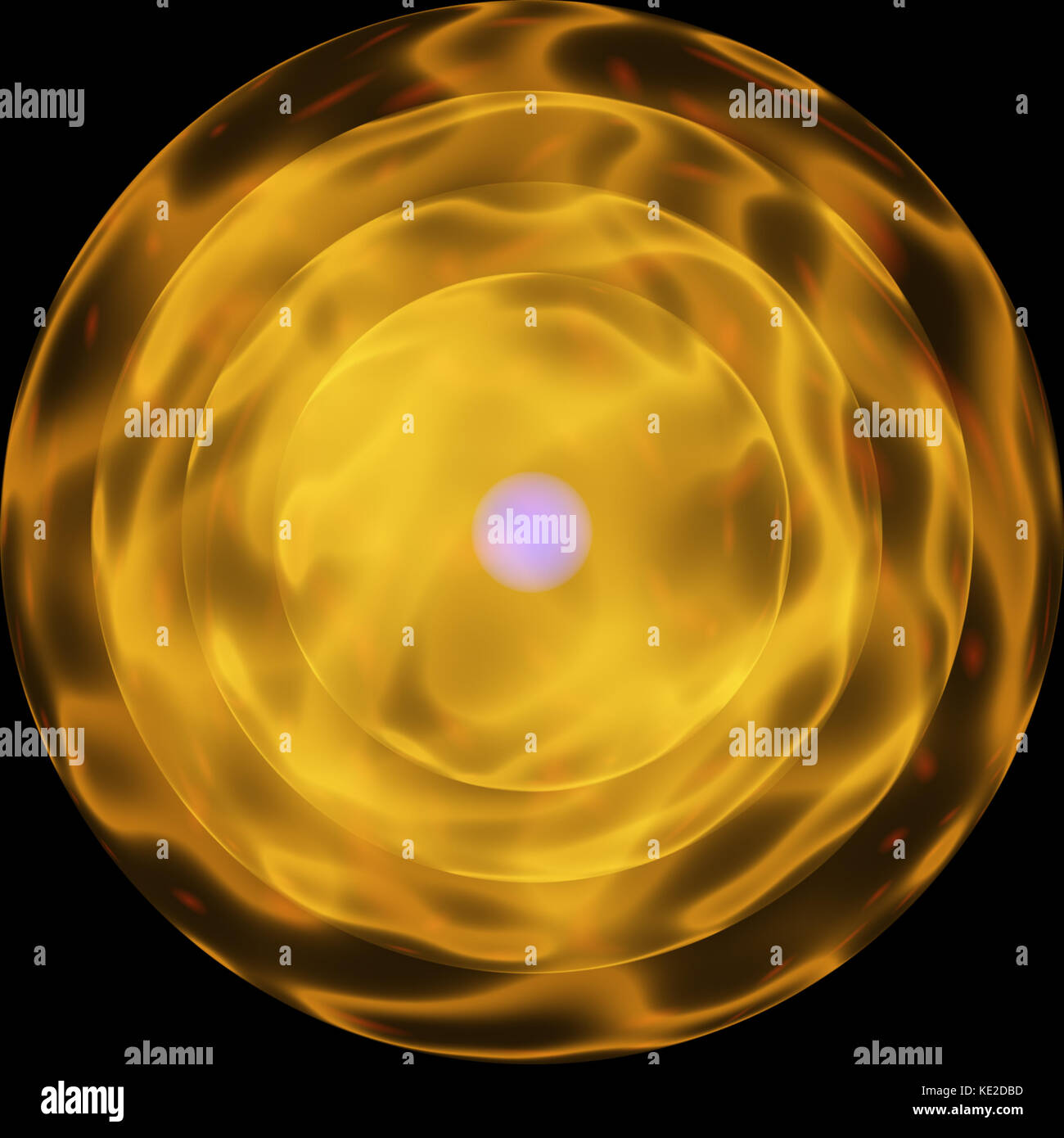 Molecular level depiction of atomic structure Stock Photo - Alamy