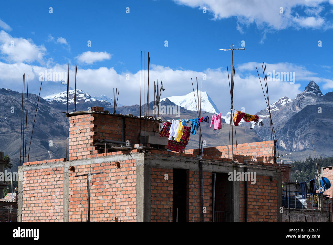 Peru huaraz andes building hi-res stock photography and images - Alamy