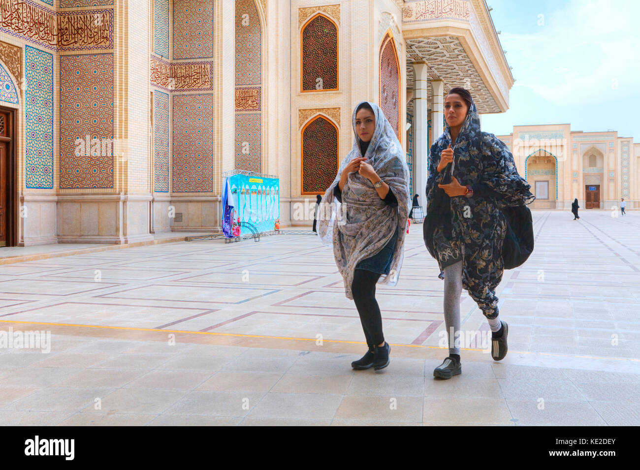 Fars Province Shiraz Iran 19 April 2017 Shah Cheragh Shrine Two