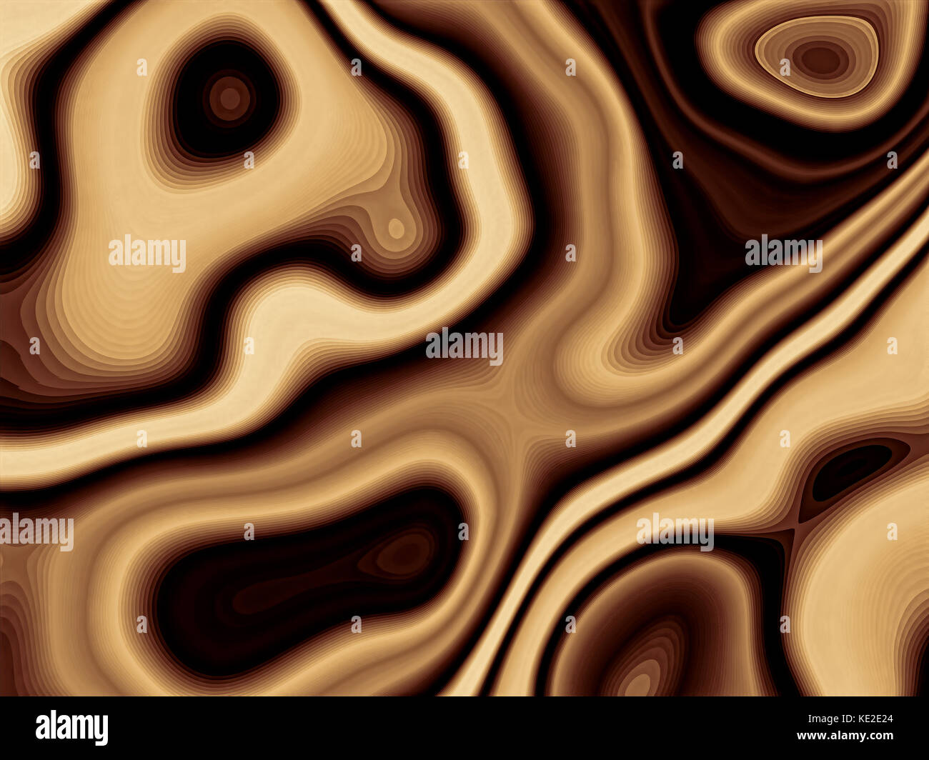 Chaos blots - abstract digitally generated image Stock Photo