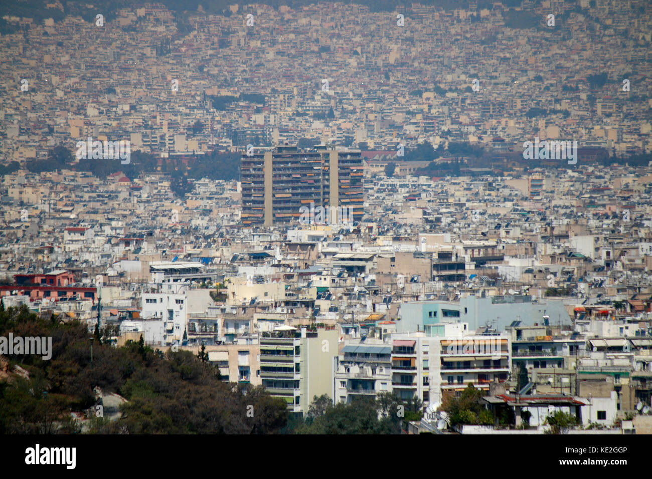 Skyline: Athen, Griechenland. Stock Photo