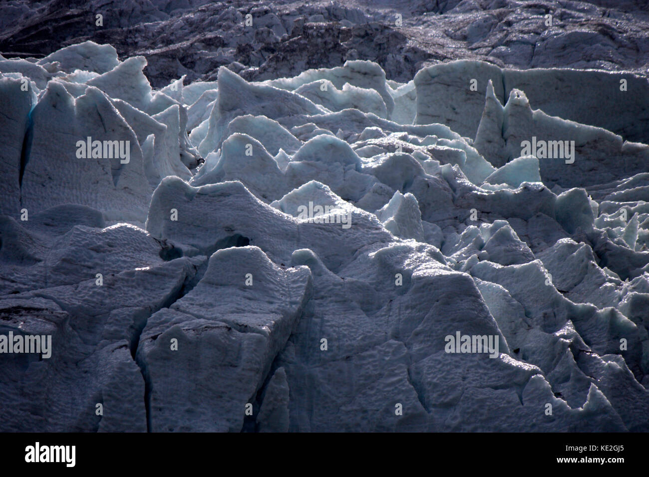 Argentiere Gletscher, Chamonix, Frankreich. Stock Photo