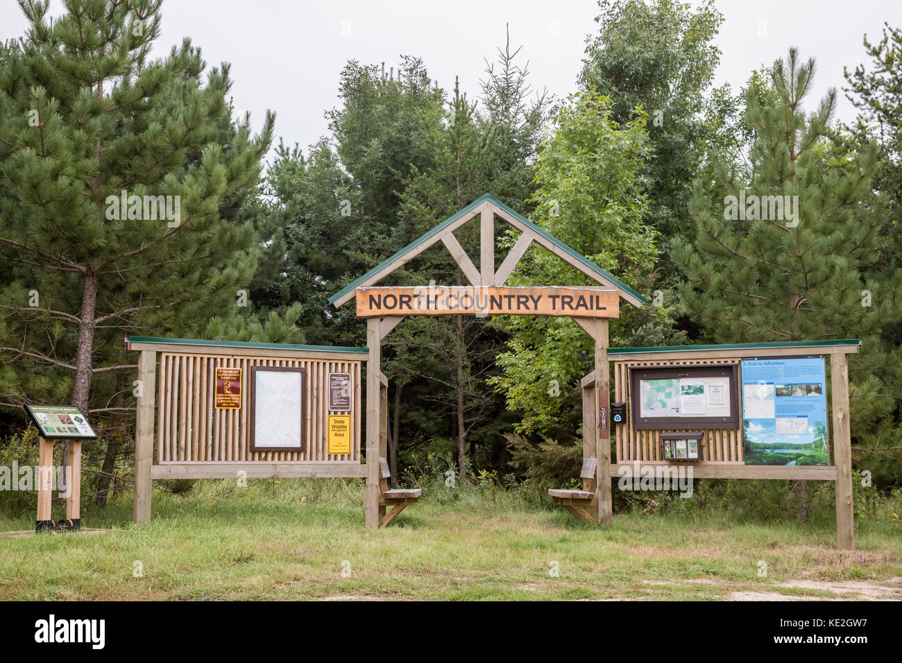 Osage, Minnesota A trailhead for the North Country Trail. The NCT is