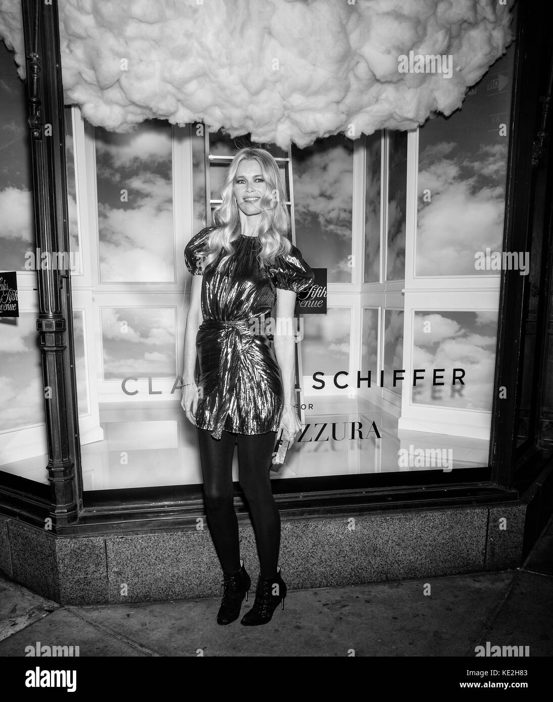 NEW YORK, NY October 17, 2017 Supermodel Claudia Schiffer attends